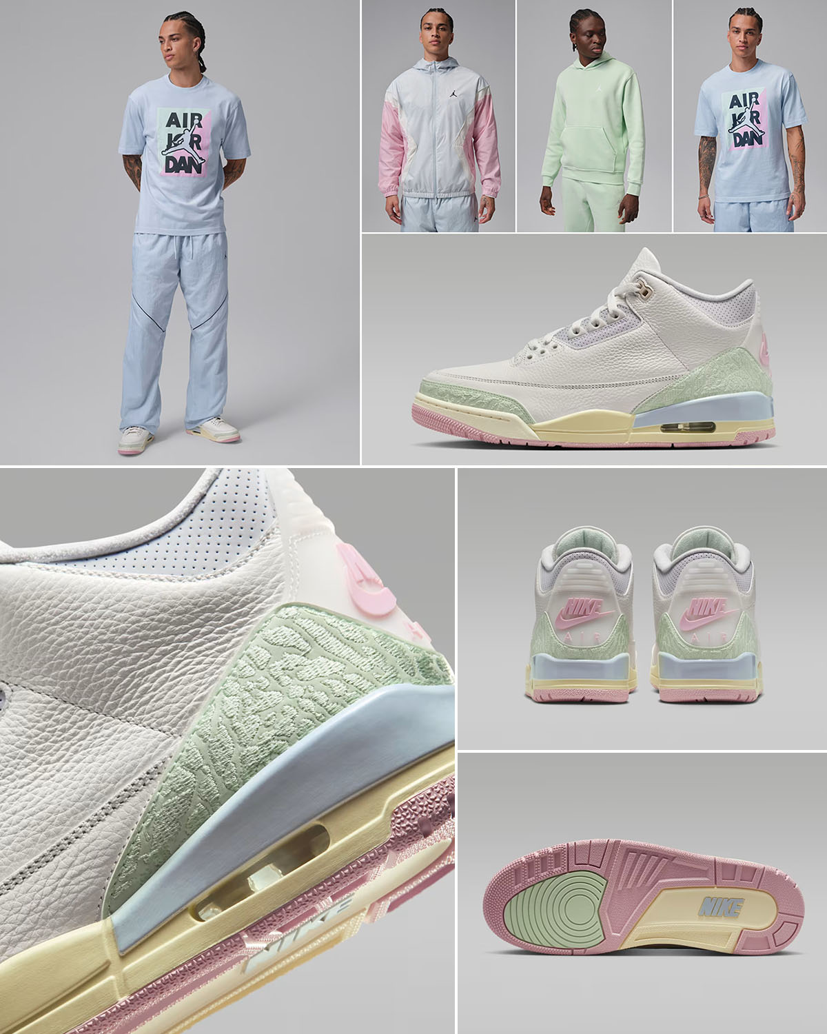 Air Jordan 3 Spring is in the Air Mens Sneakers Clothing Outfits