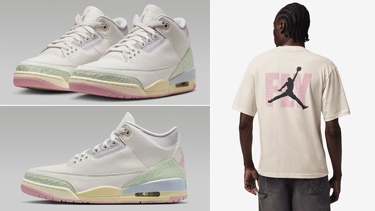 Air Jordan 3 Spring is in the Air x Jordan Mens Ele Graphic T Shirt