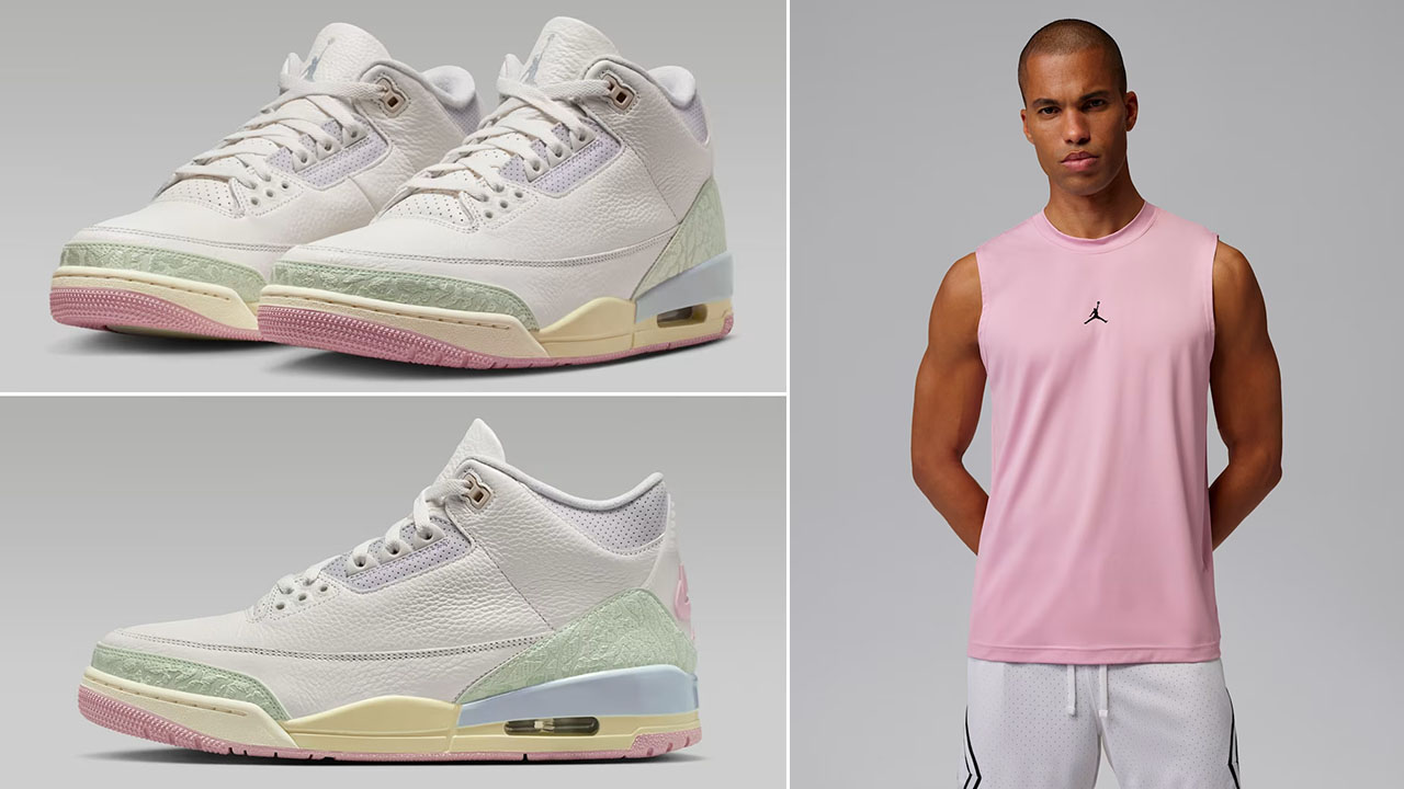 Air Jordan 3 Spring is in the Air x Jordan Sport Essentials Men's Dri-FIT Sleeveless Top