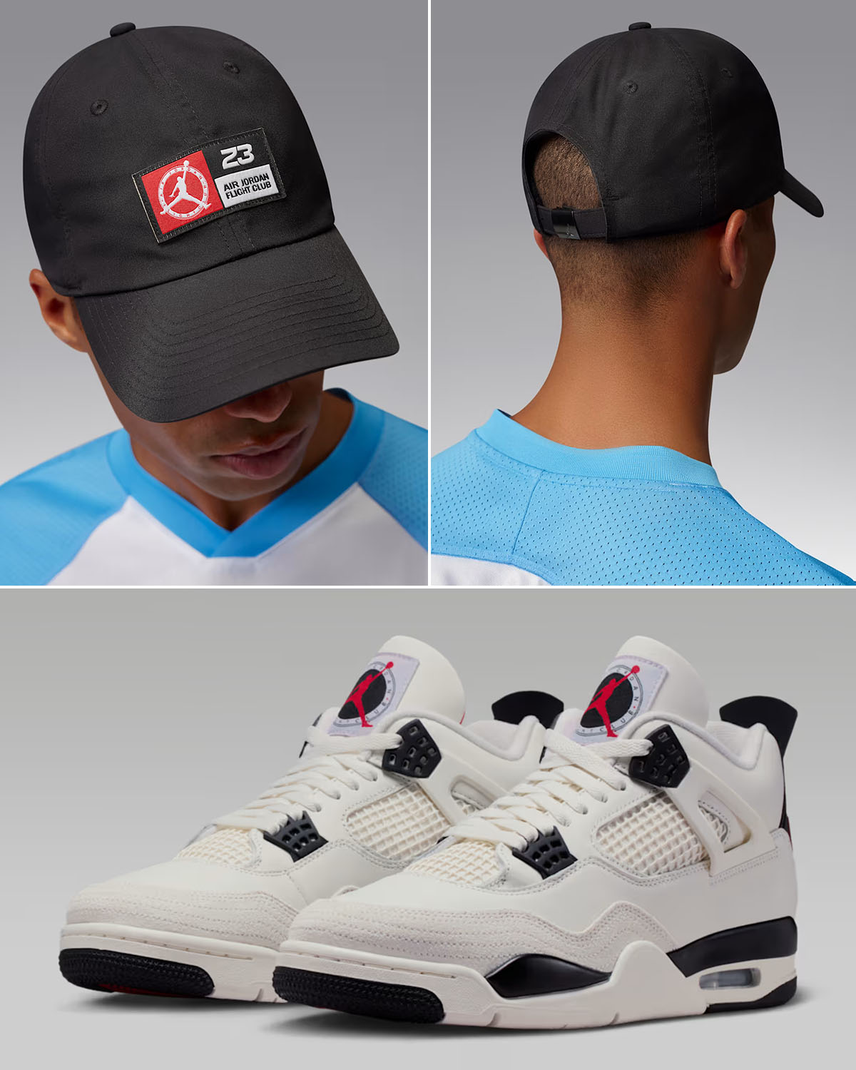 Air Jordan 4 Flight Club x Jordan Flight Club Unstructured Adjustable Hat to Match Sneakers