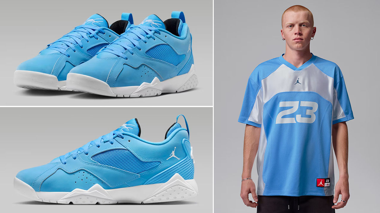 Air Jordan MVP 92 University Blue Mens Sneakers Outfits