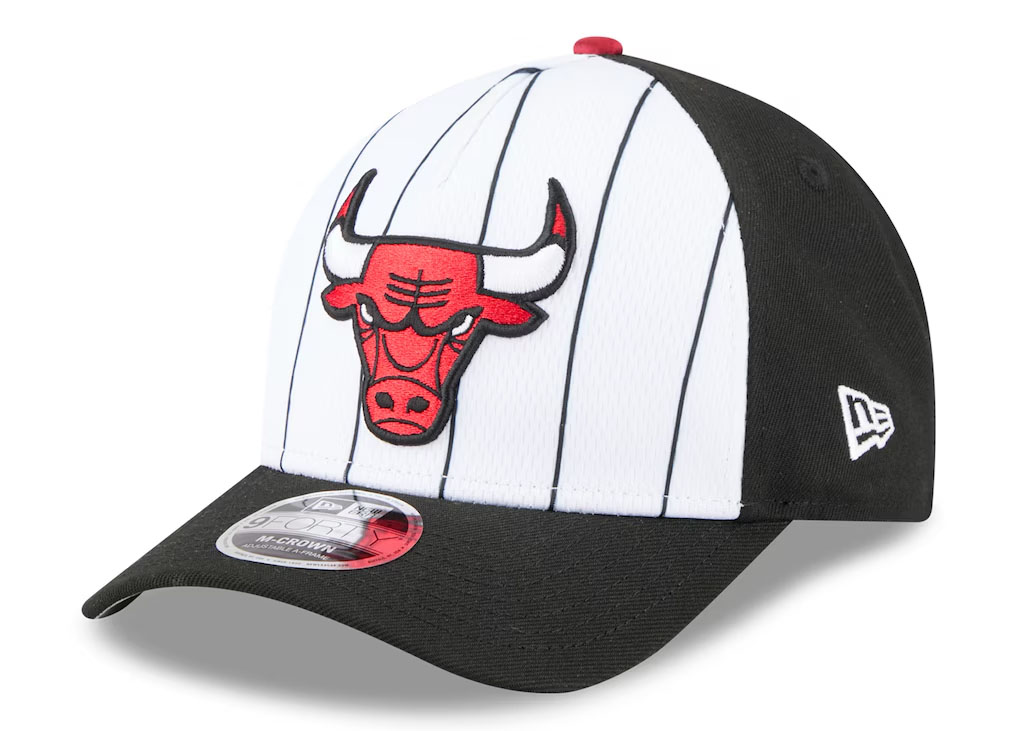 Chicago Bulls New Era 2025 NBA Tip Off M-Crown A-Frame 9FORTY Adjustable Hat 1