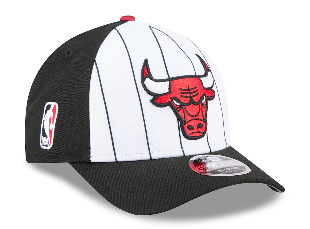 Chicago Bulls New Era 2025 NBA Tip Off M-Crown A-Frame 9FORTY Adjustable Hat 2