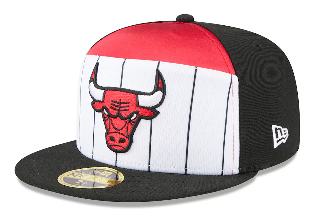 Chicago Bulls New Era 2025 NBA Tip Off Split Panel 59FIFTY Fitted Hat 1