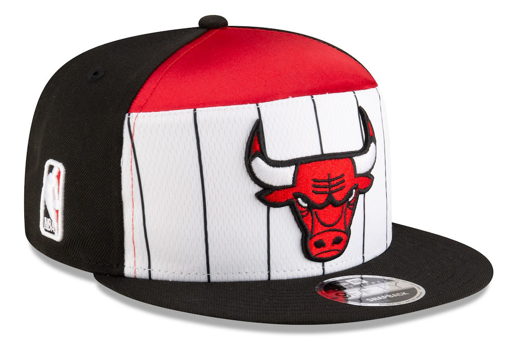 Chicago Bulls New Era 2025 NBA Tip Off Split Panel 9FIFTY Snapback Hat 2