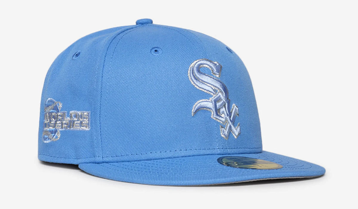 Chicago White Sox New Era 59FIFTY Fitted Hat Air Force Blue