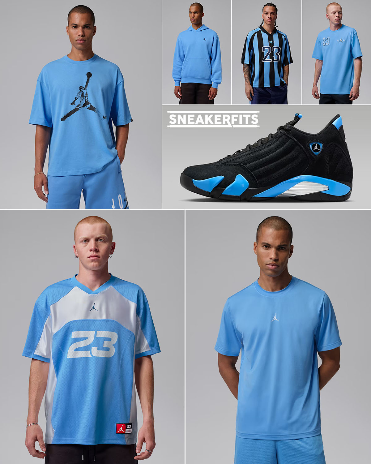 How to Style Air Jordan 14 University Blue 2026 Outfits to Match Sneakers Sneakerfits