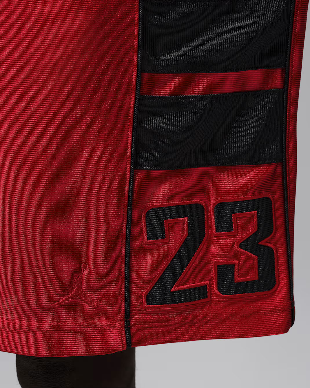 Jordan Brooklyn Cat Scratch Men's Black Cat Shorts Varsity Red Black 3