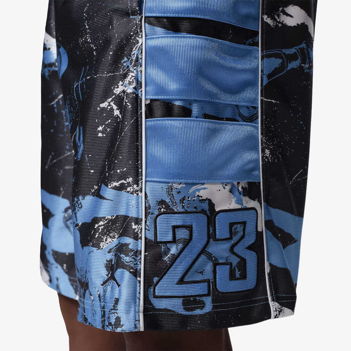 Jordan Brooklyn Cat Scratch Mens Shorts University Blue Black 4