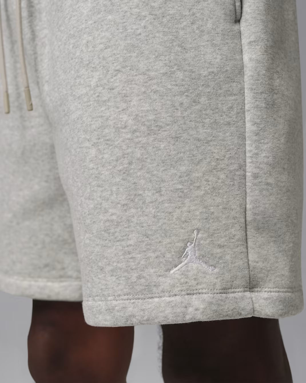 Jordan Brooklyn Fleece Men's Shorts Grey Heather 2