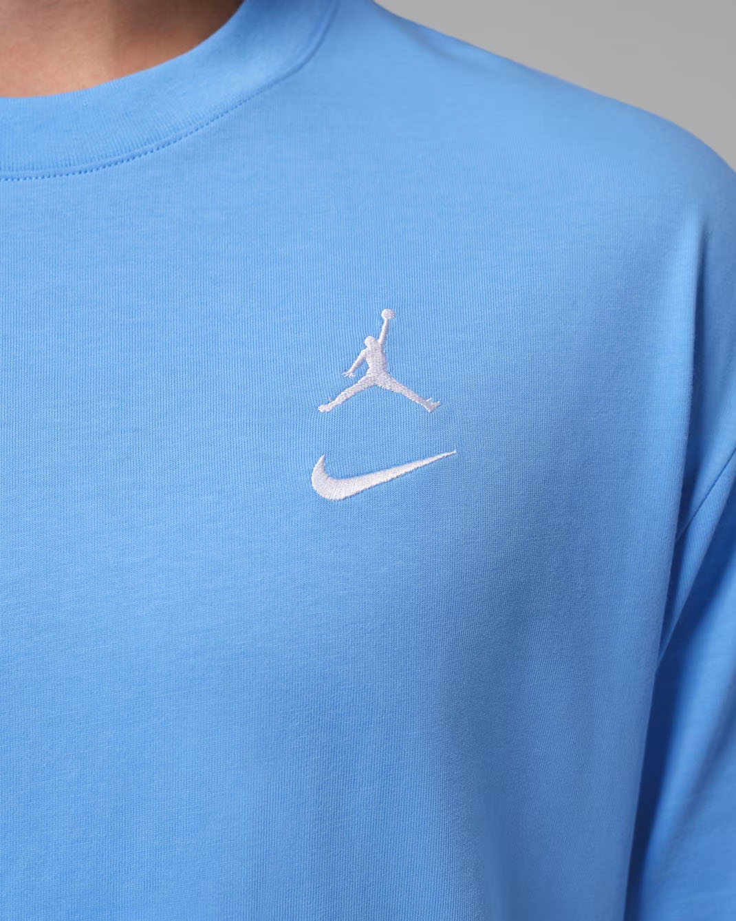 Jordan Brooklyn Men's T-Shirt University Blue White 2