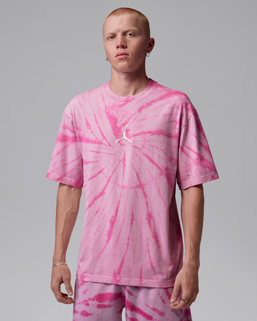 Jordan Brooklyn Men's Tie-Dye Festival T-Shirt Iced Carmine 1