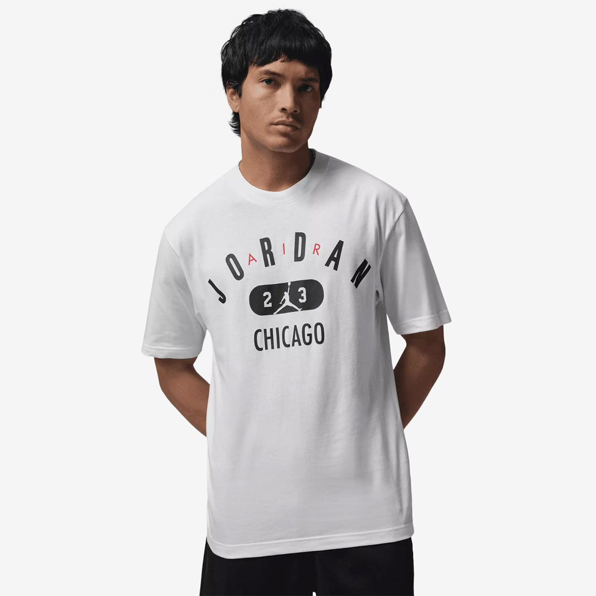 Jordan Chicago City Mens T Shirt White Black Red 1