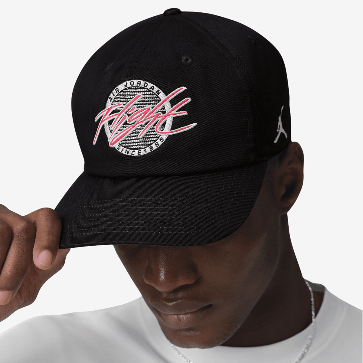 Jordan Flight Club Pro Snapback Hat Black 1