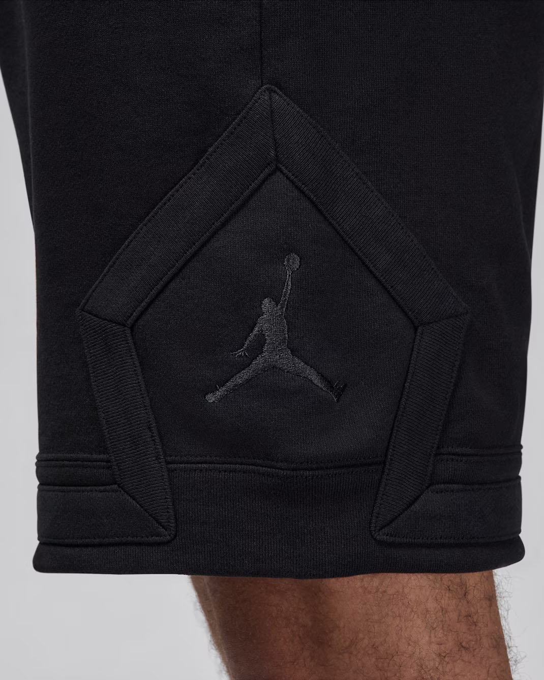 Jordan Flight Fleece Men's Diamond Shorts Black 2