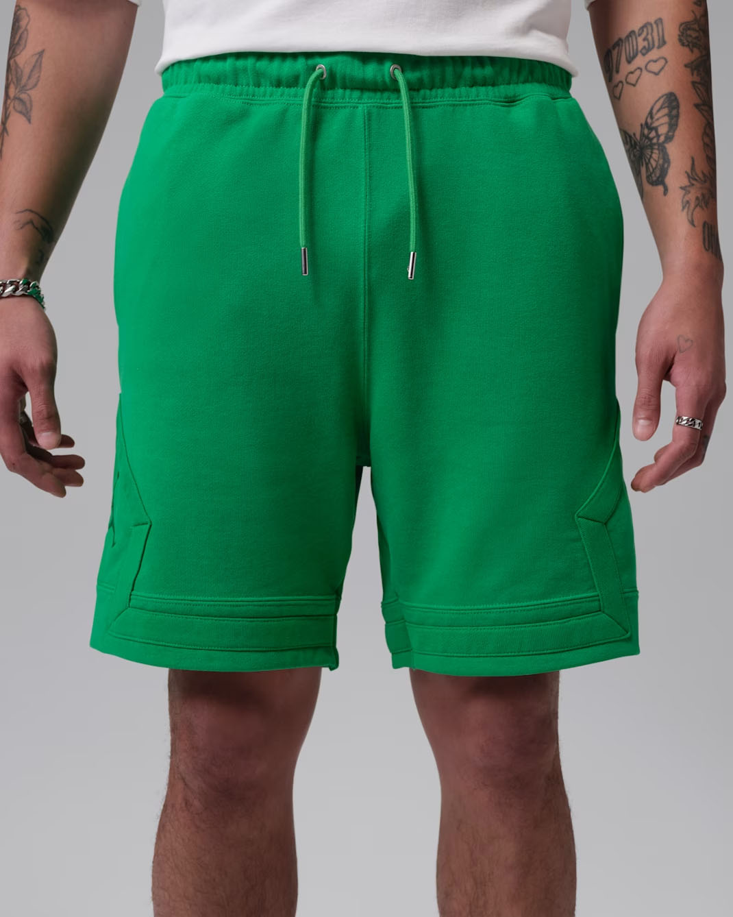 Jordan Flight Fleece Men's Diamond Shorts Lucky Green 1