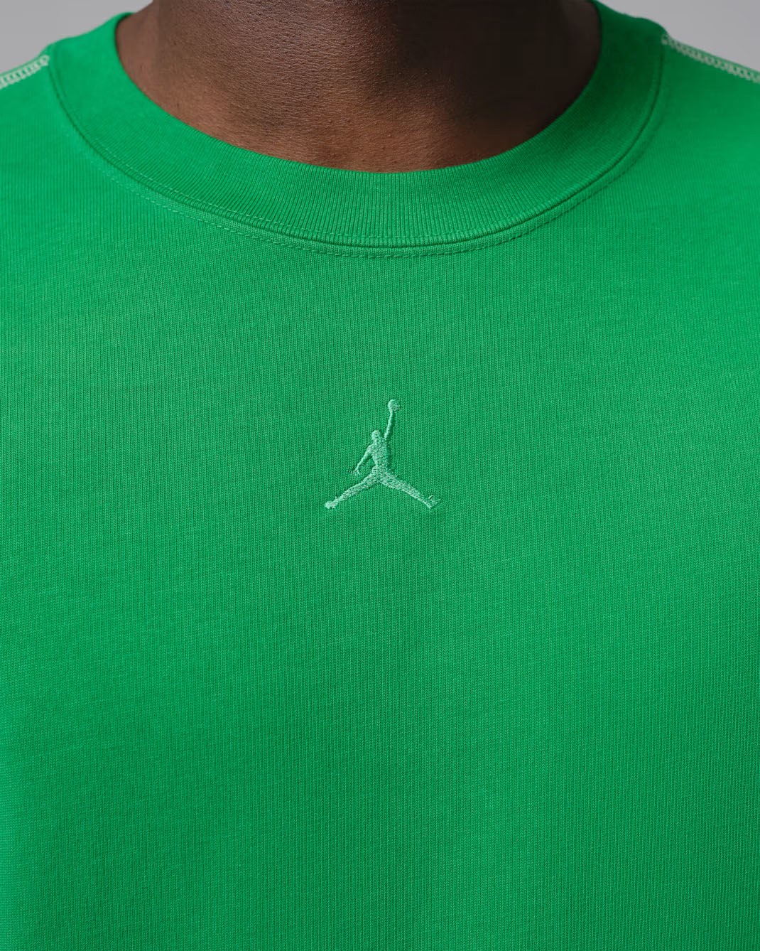 Jordan Flight Men's Heavyweight Short-Sleeve Top Lucky Green 1