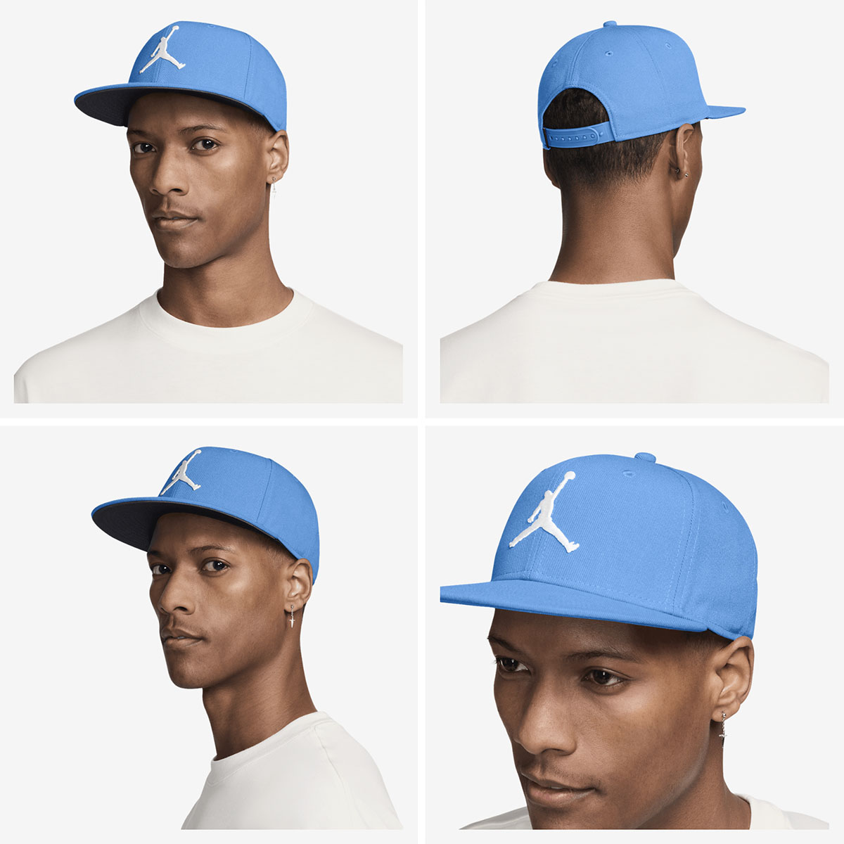 Jordan Jumpman Pro Snapback Hat University Blue White
