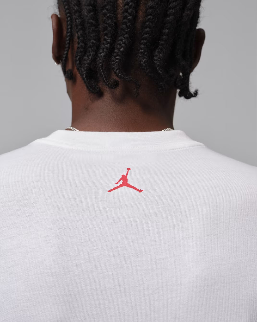 Jordan Mens Jumpman Graphic T Shirt White Black Red 2