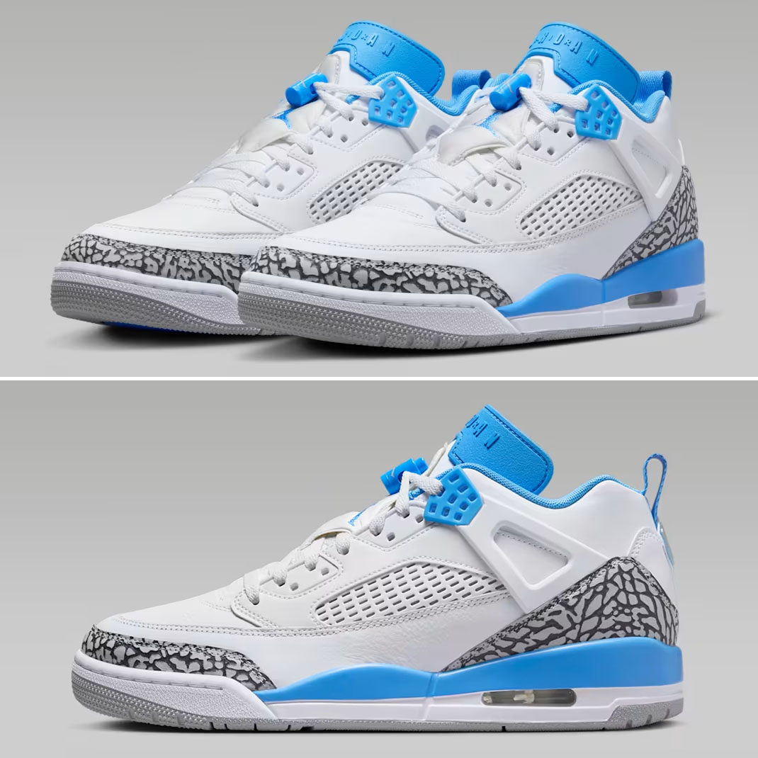 Jordan Spizike Low White Wolf Grey University Blue Mens Sneakers FQ1759-141