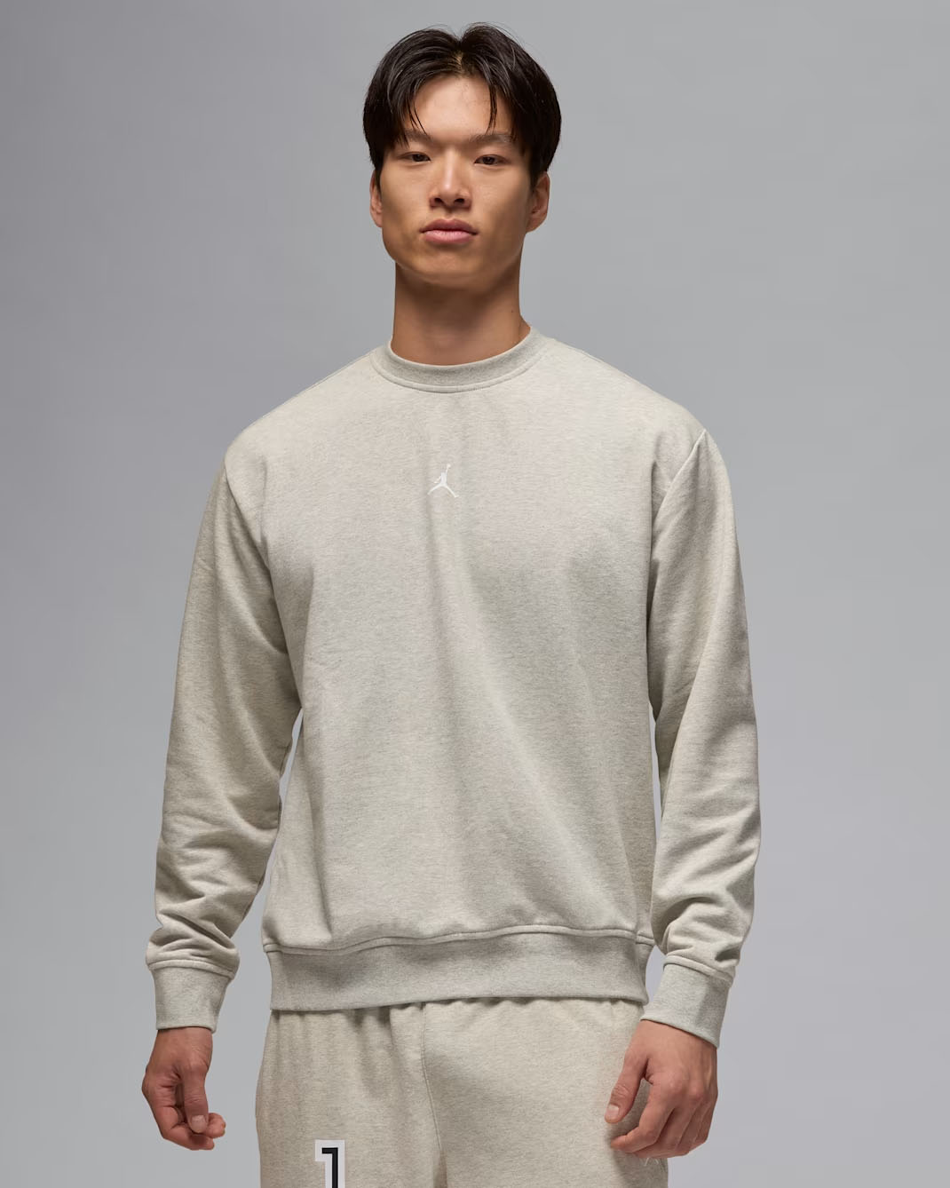 Jordan Sport Crossover Men's Dri-FIT Crew-Neck Sweatshirt Grey Heather