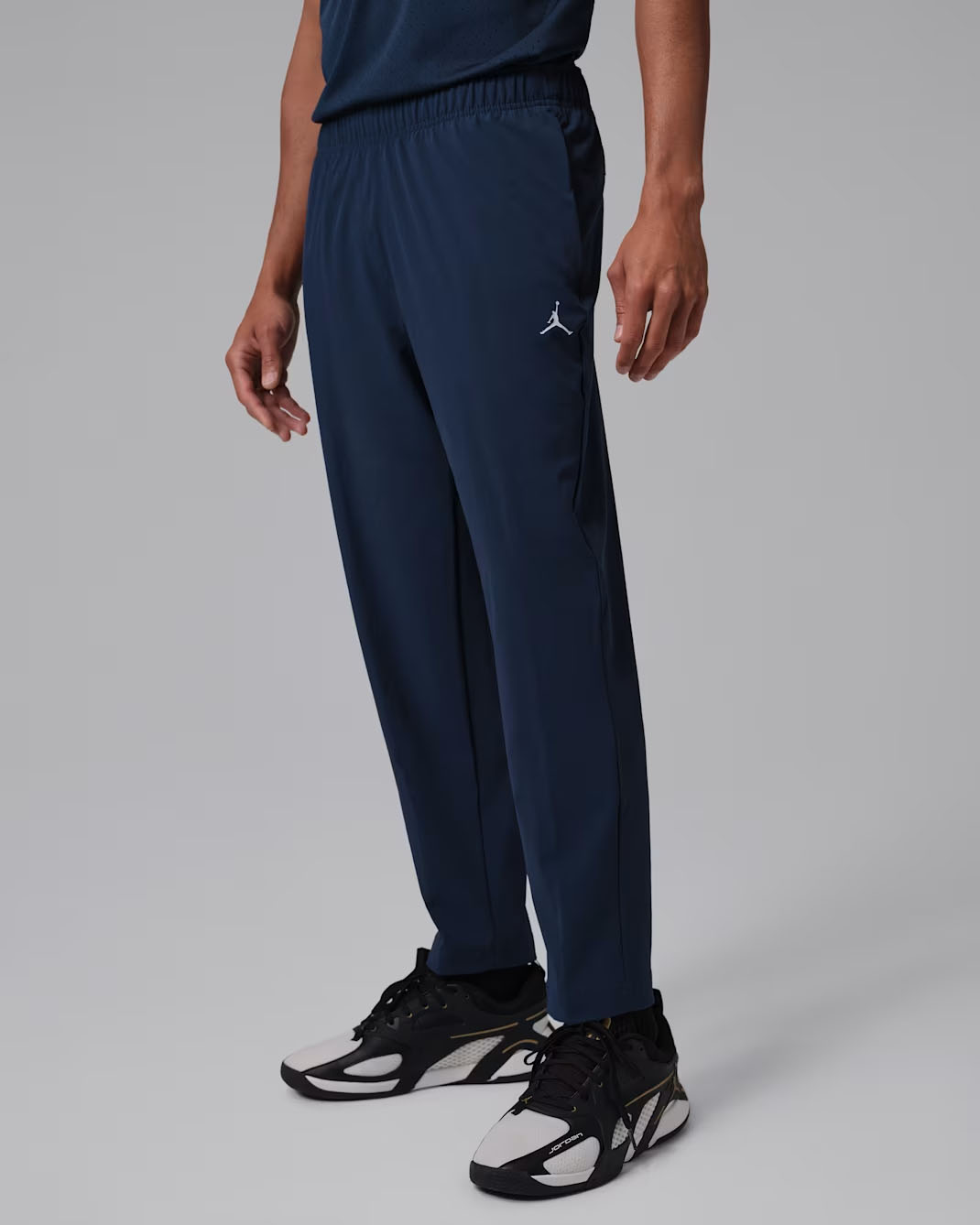 Jordan Sport Essentials Men's Dri-FIT Woven Pants Midnight Navy White 1