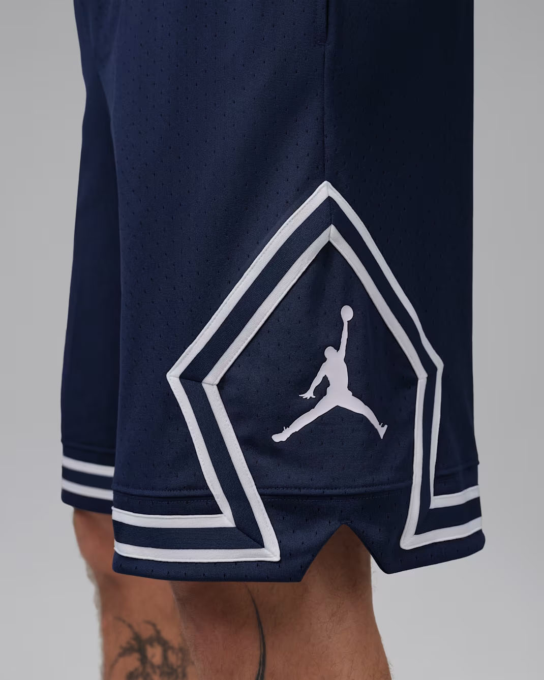 Jordan Sport Men's Dri-FIT Diamond Shorts Midnight Navy White 2