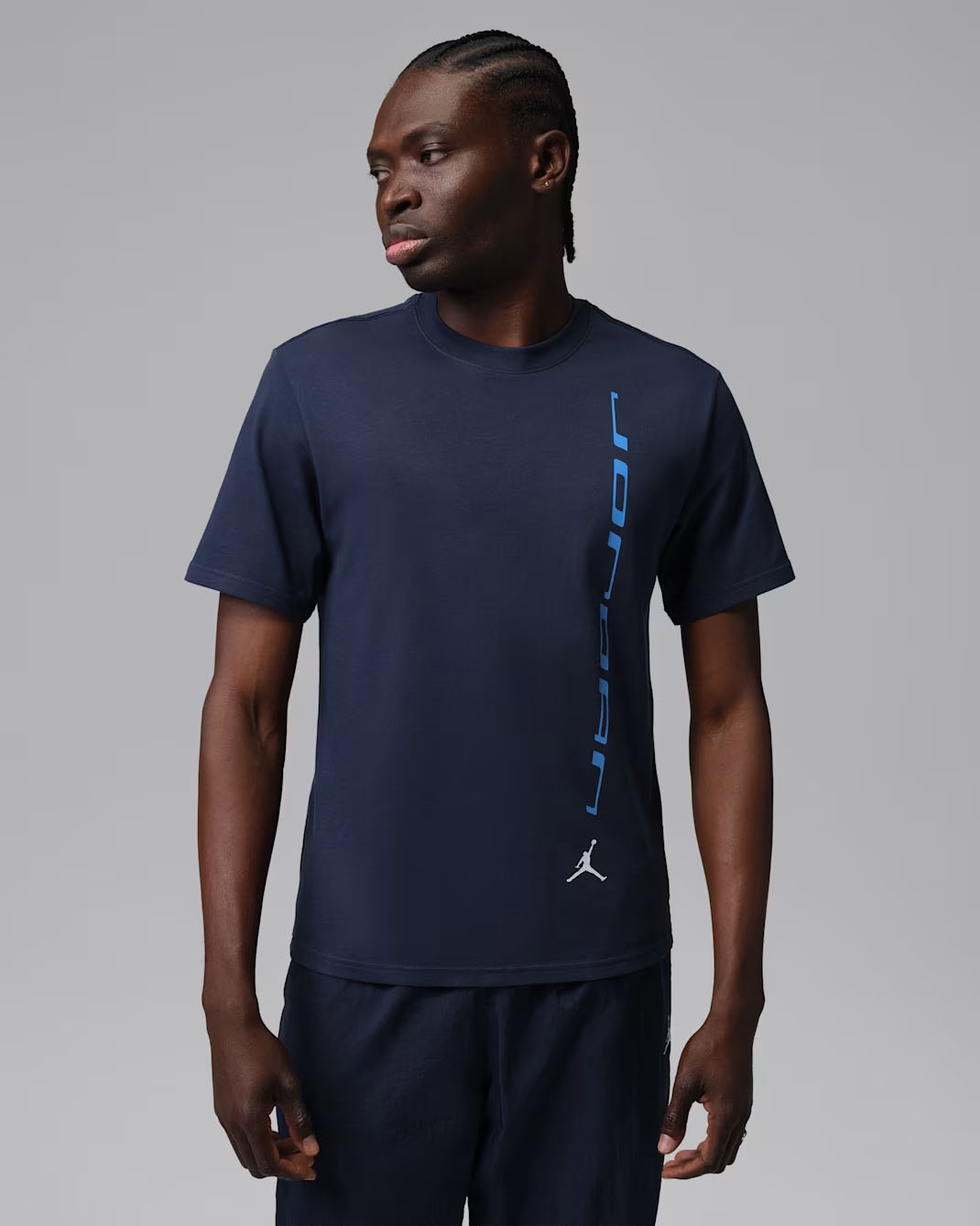 Jordan Sport Men's Dri-FIT T-Shirt Midnight Navy University Blue