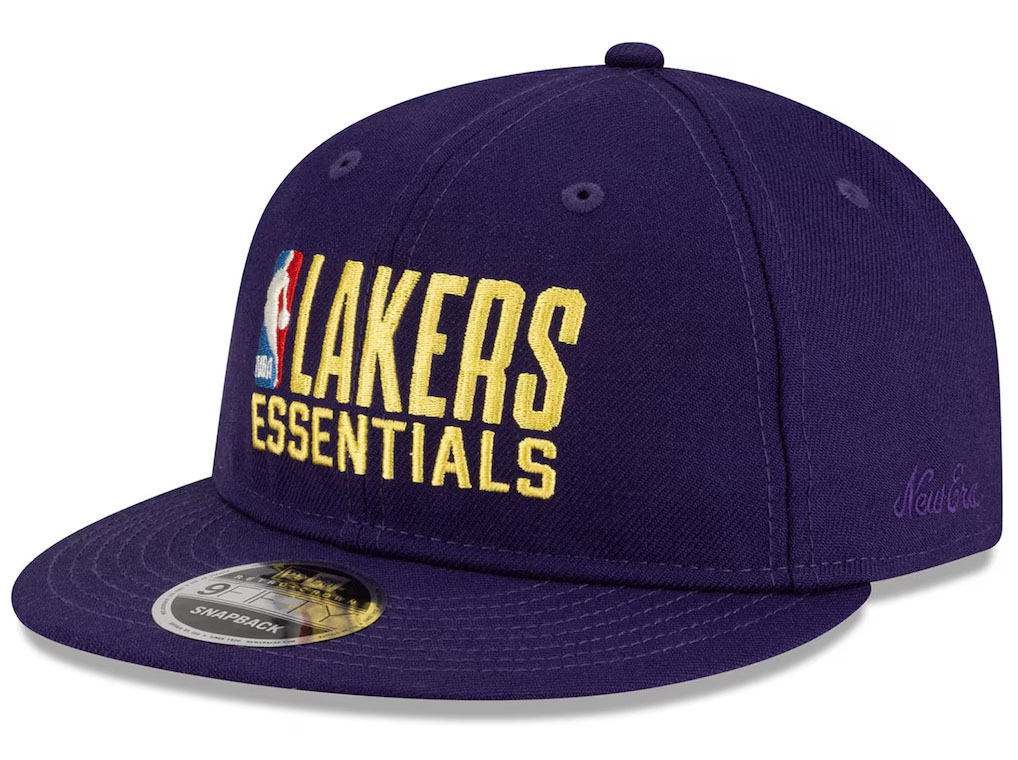 Los Angeles Lakers Fear of God Unisex Essentials 9FIFTY Snapback Hat Purple
