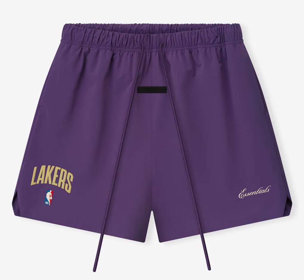 Los Angeles Lakers Fear of God x NBA Unisex Classic Fit Shorts Purple