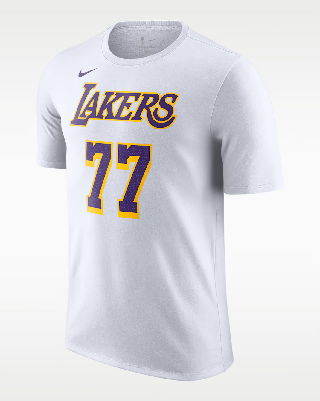 Luka Doncic Los Angeles Lakers Association Edition Men's Nike NBA T-Shirt White 1