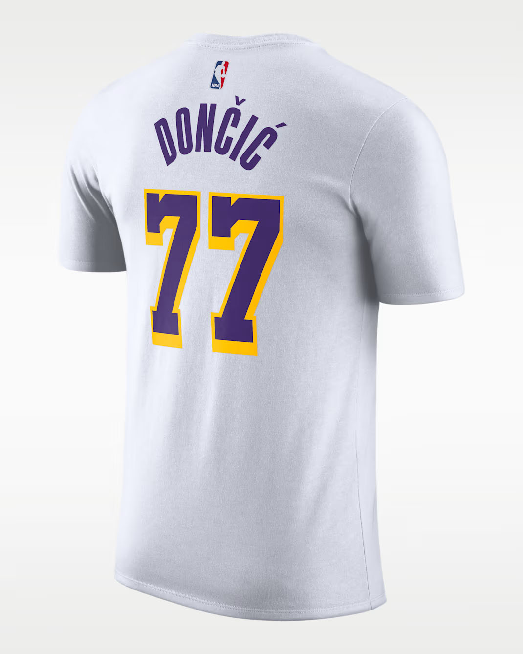 Luka Doncic Los Angeles Lakers Association Edition Men's Nike NBA T-Shirt White 2