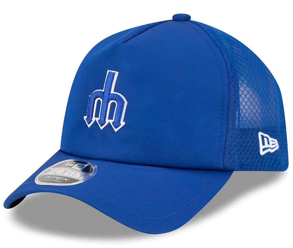 New Era 2026 Batting Practice Alternate Apex 9FORTY Adjustable Hat Royal Blue