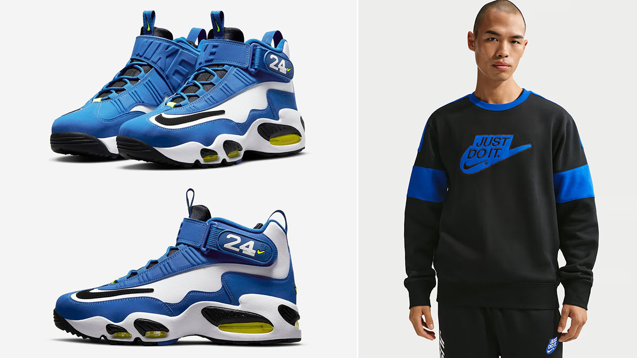 Nike Air Griffey Max 1 Varsity Royal 2026 x Nike Sportswear Club Men's Fleece Crew-Neck Sweatshirt