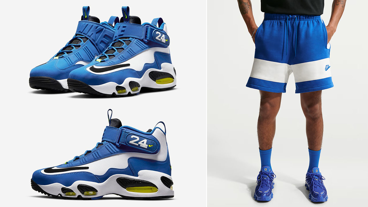 Nike Air Griffey Max 1 Varsity Royal 2026 x Nike Sportswear Club Men's Fleece Shorts Game Royal Sail