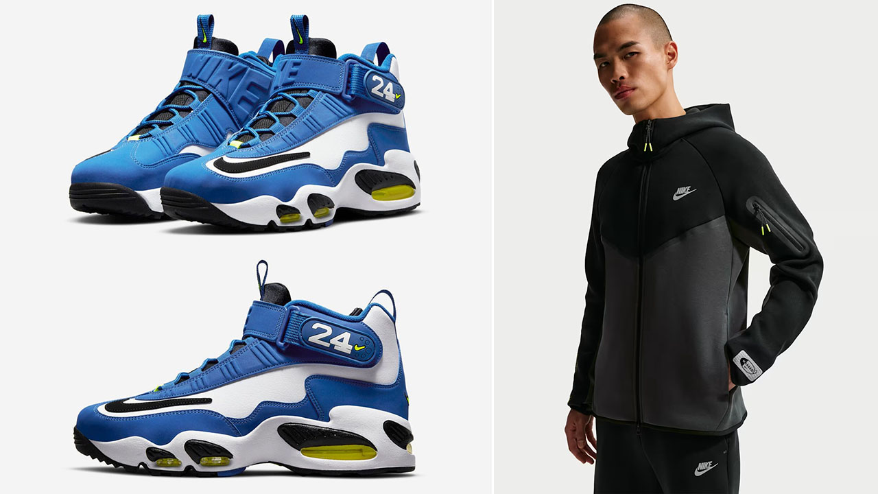 Nike Air Griffey Max 1 Varsity Royal 2026 x Nike Tech Fleece Hoodie and Jogger Pants