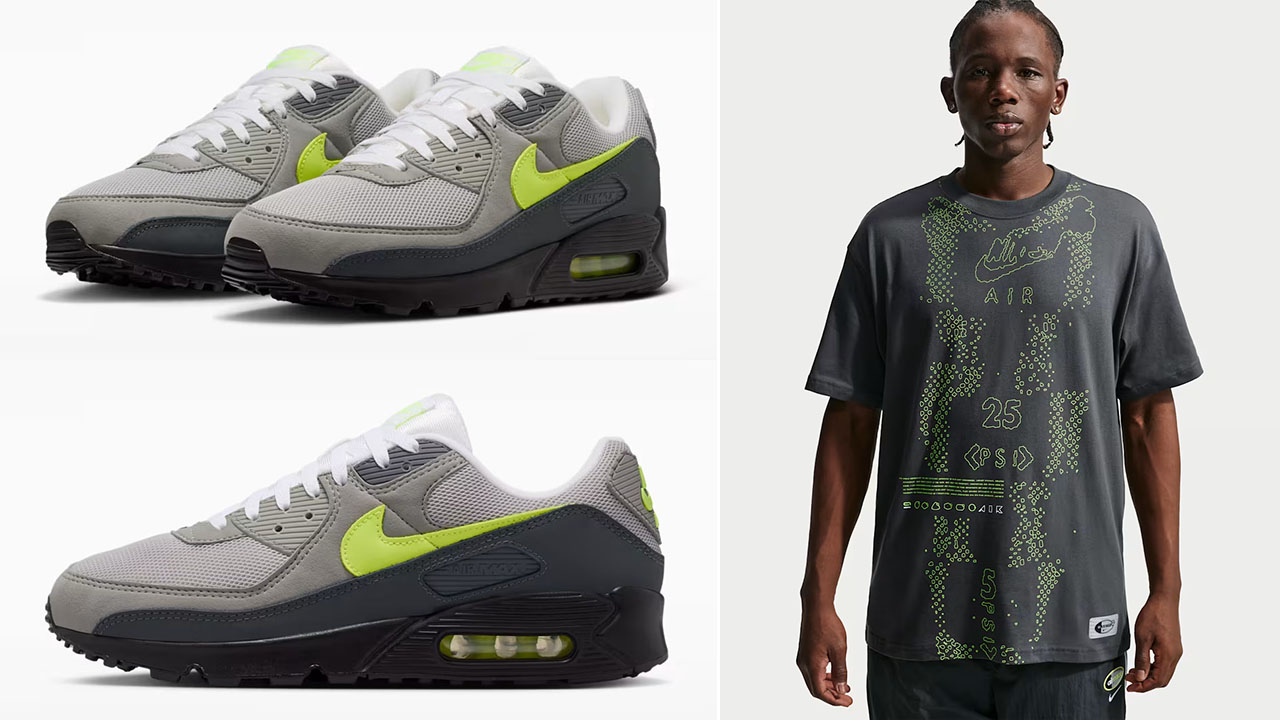 Nike Air Max 90 Neon 2026 x Nike Sportswear Mens Max90 T Shirt