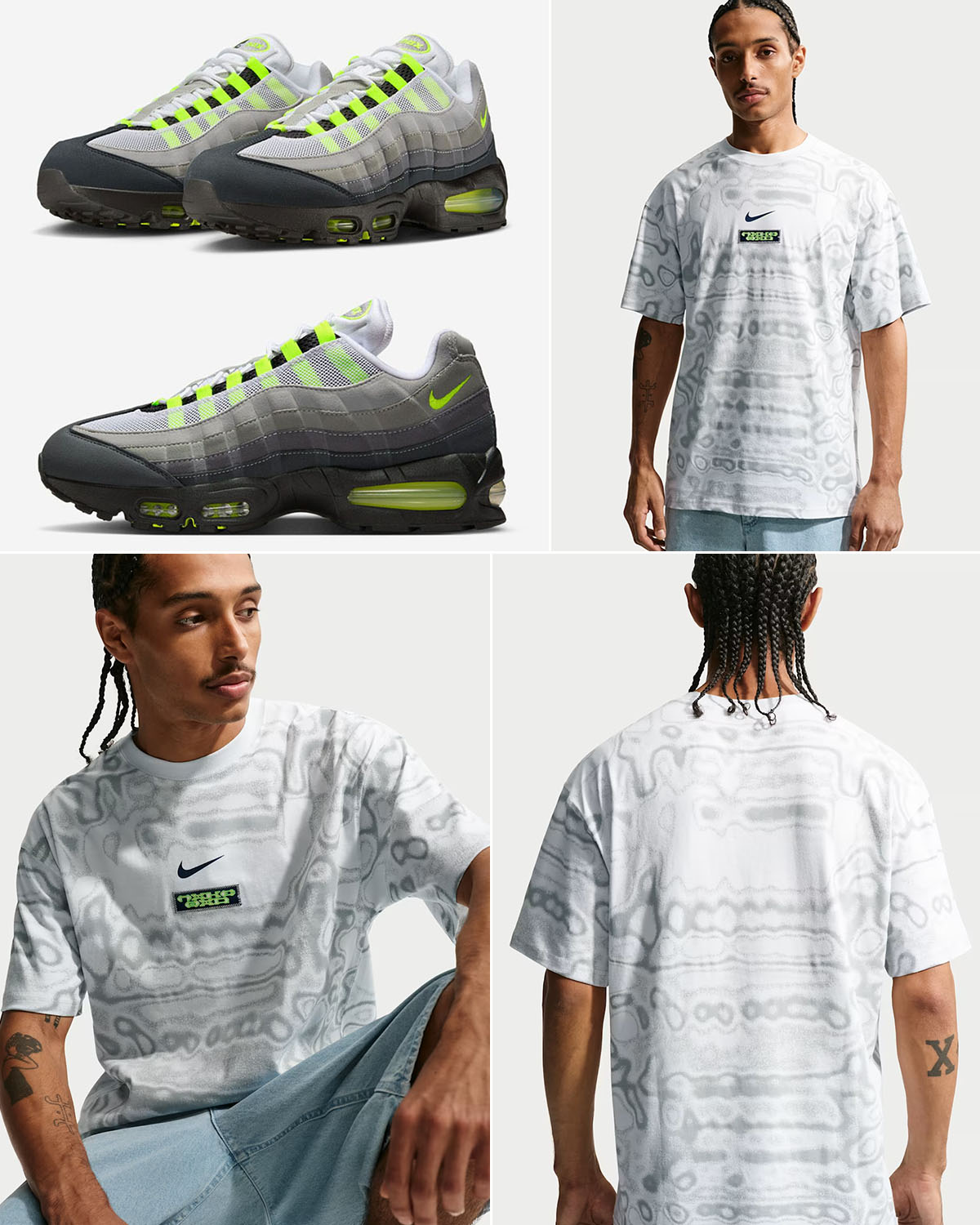 Nike Air Max 95 OG Neon 2025 Matching T Shirt Outfit