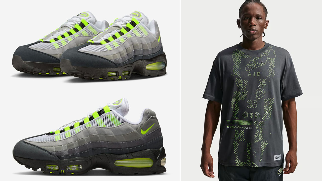 Nike Air Max 95 OG Neon 2026 x Nike Sportswear Mens Max90 T Shirt