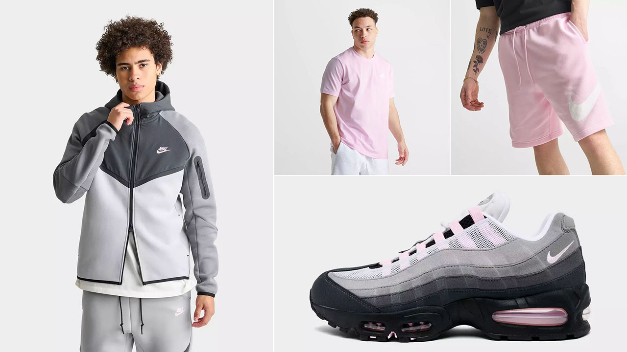 Nike Air Max 95 Pink Foam 2026 Men's Outfits to Match Sneakers