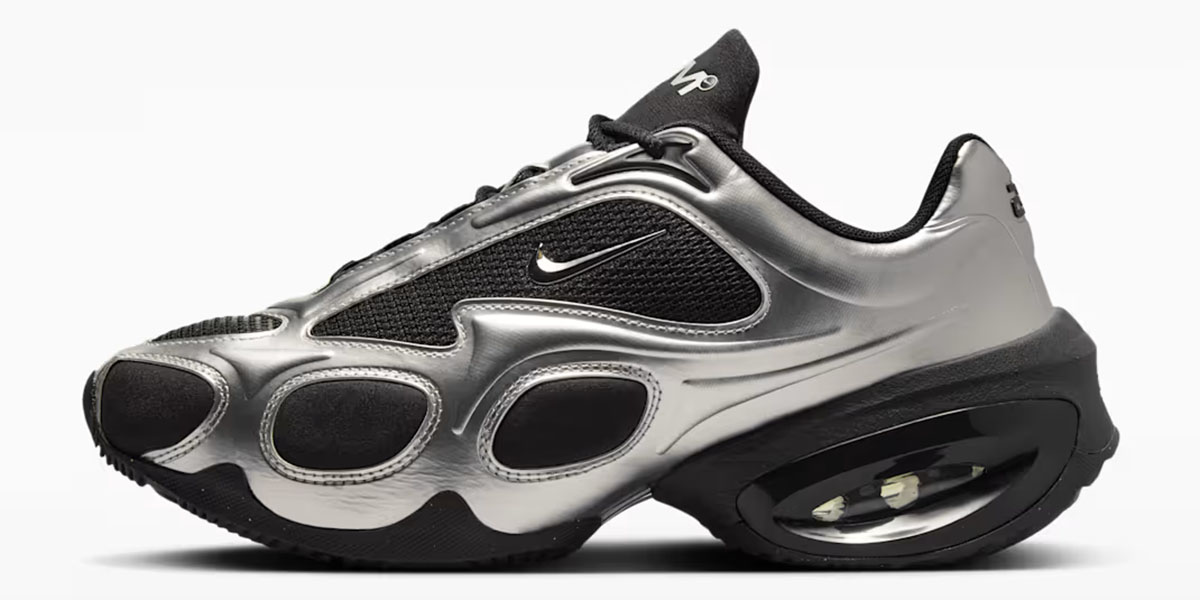 Nike Air Max Muse Metallic Silver Black Womens Sneakers
