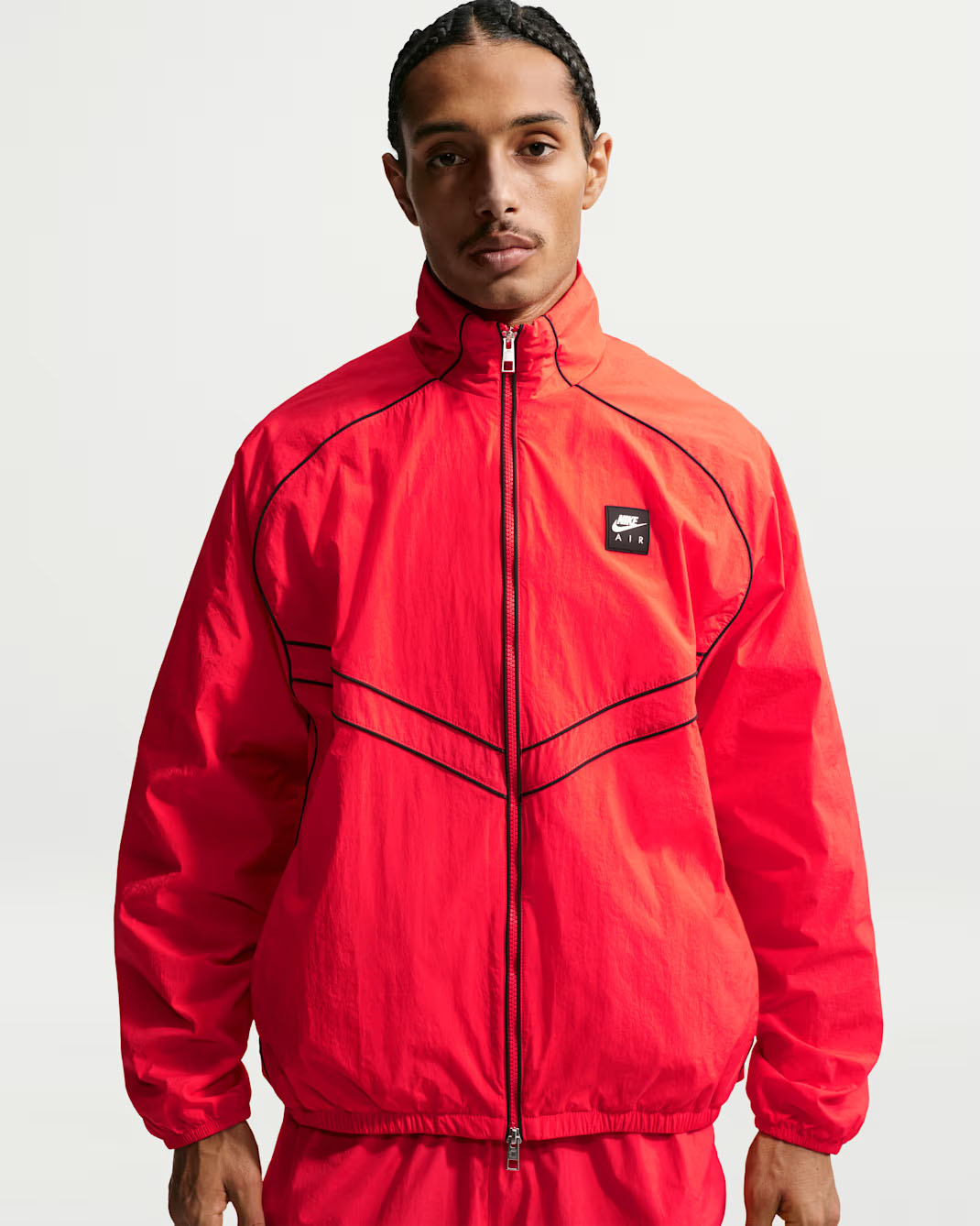 Nike Air Men's Windrunner Track Jacket Infrared Light Crimson 1