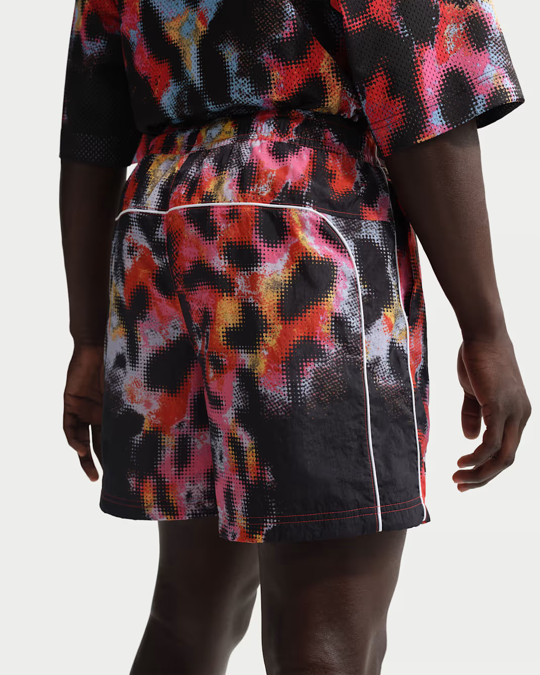 Nike Air Men's Woven Shorts Infrared Light Crimson 2