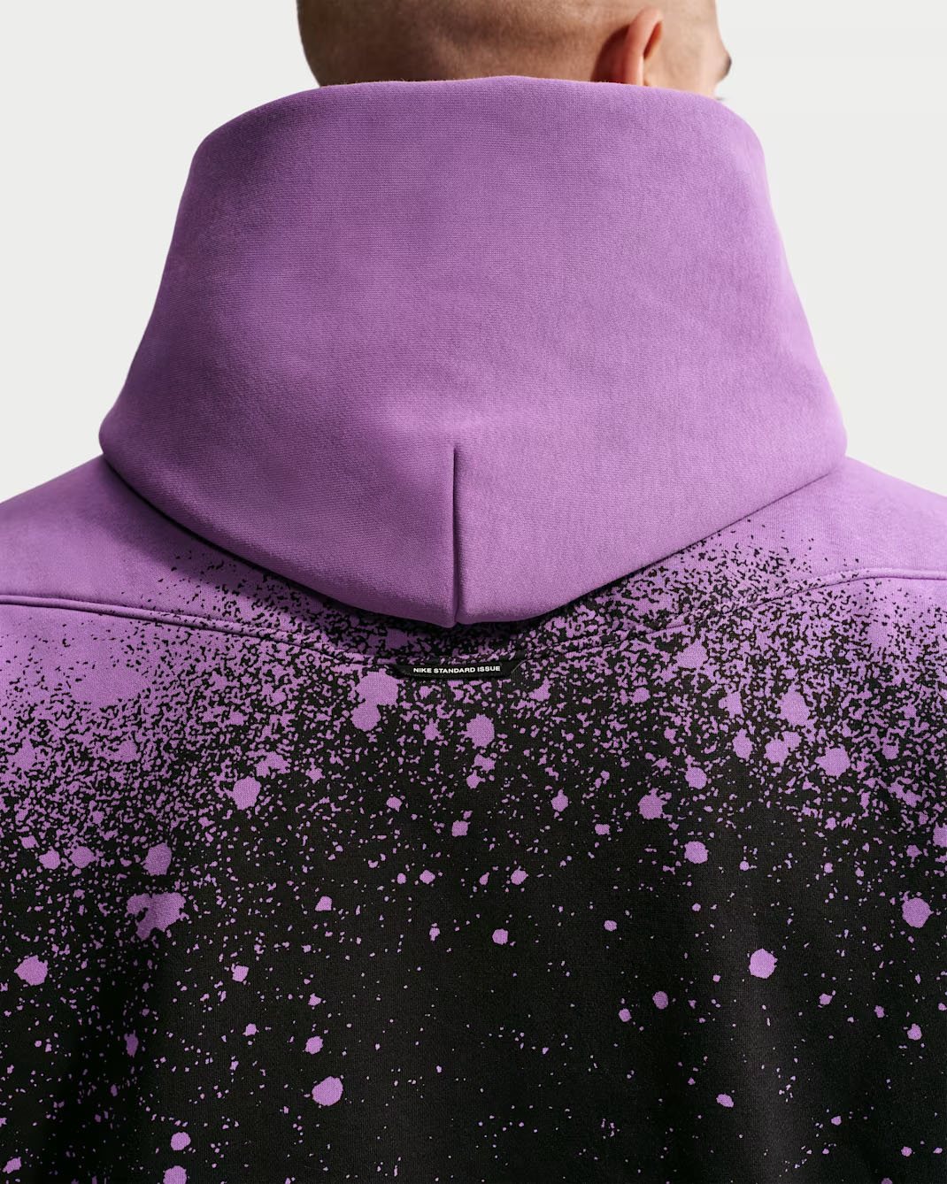 Nike Basketball Unseen Hours Standard Issue Mens Hoodie Black Bright Violet 2