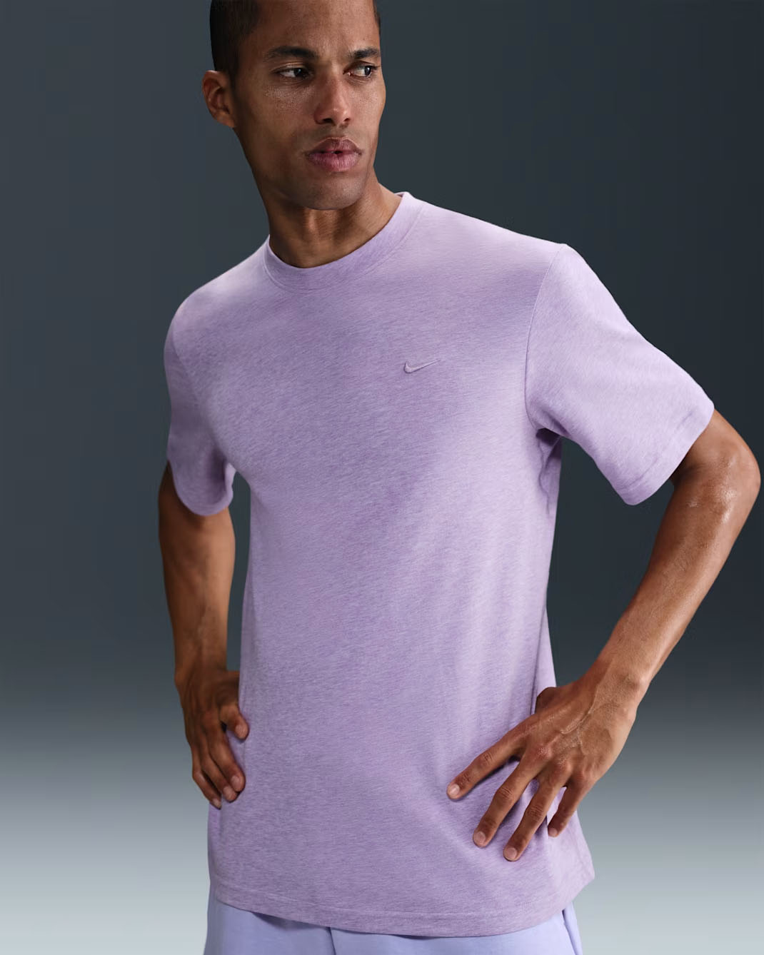 Nike Primary Men's Dri-FIT Short-Sleeve Versatile Top Hydrangeas