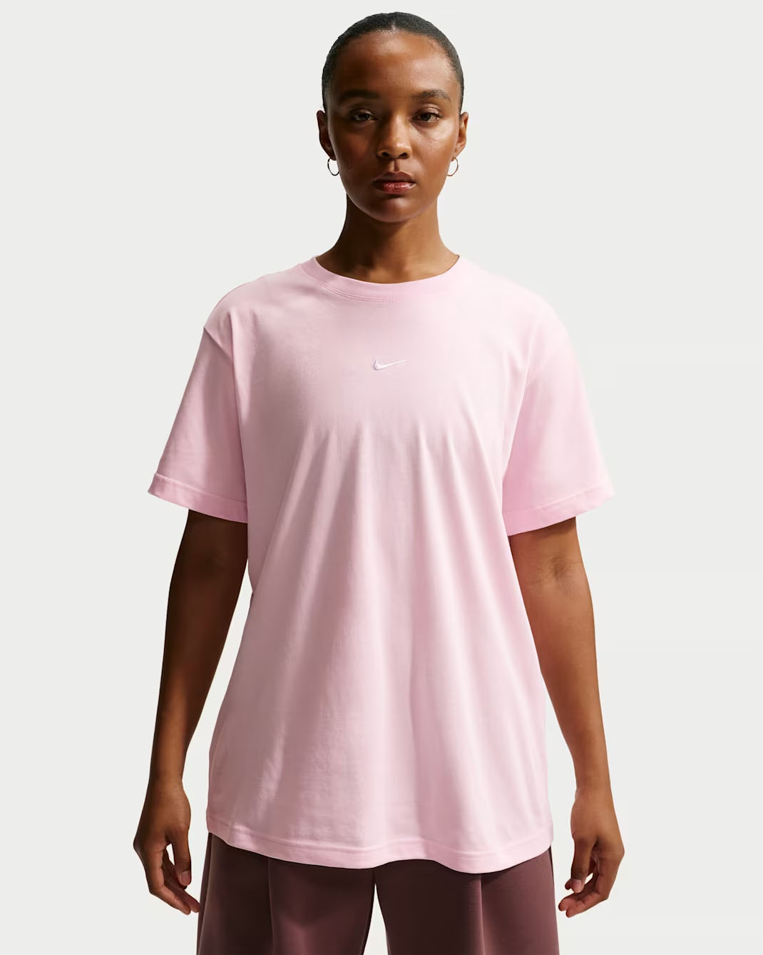 Nike Sportswear Classic Women's Oversized T-Shirt Pink Foam