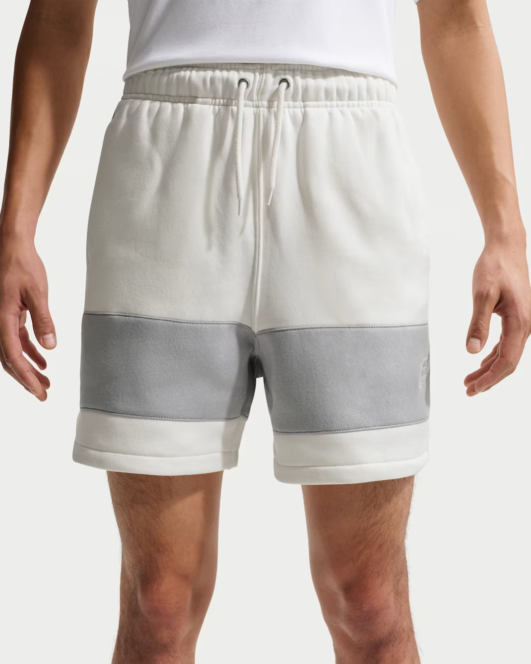 Nike Sportswear Club Men's Fleece Shorts Sail Light Smoke Grey 1