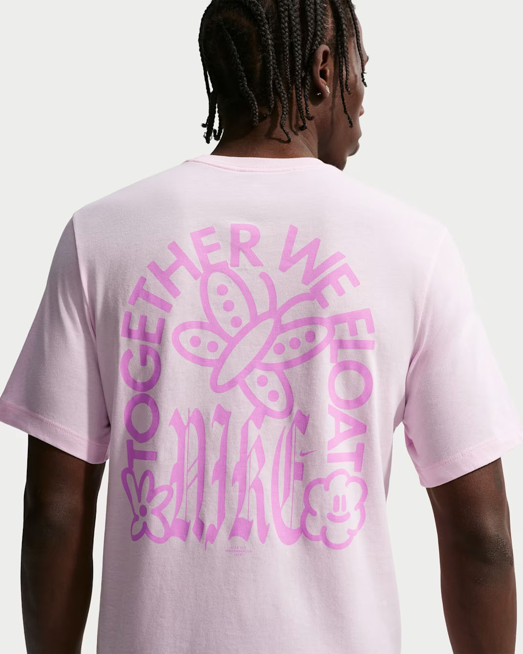 Nike Sportswear Men's Graphic T Shirt Pink Foam 2