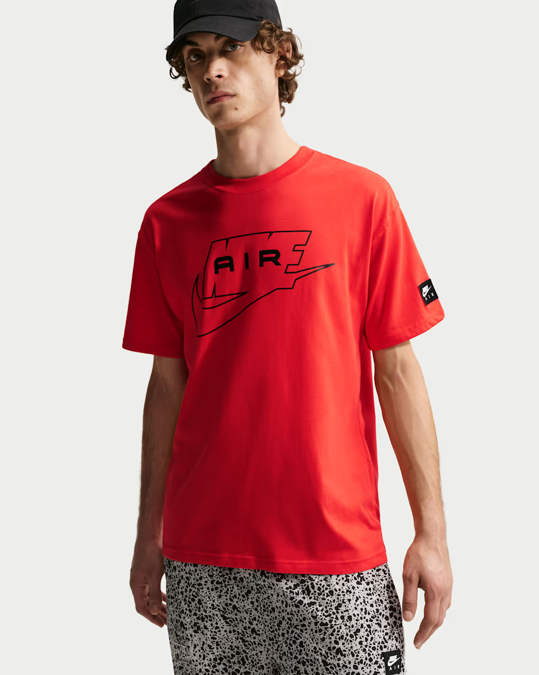 Nike Sportswear T-Shirt Infrared Light Crimson Black