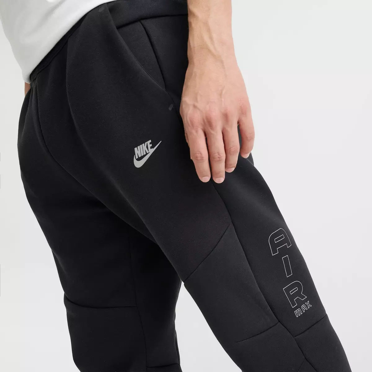 Nike Tech Fleece Mens Jogger Pants Black Grey Neon Yellow 3